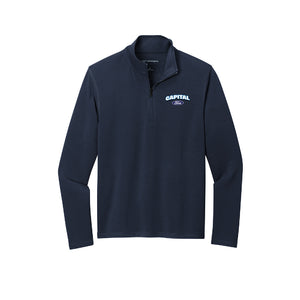 Mens Port Authority Microterry 1/4-Zip Pullover